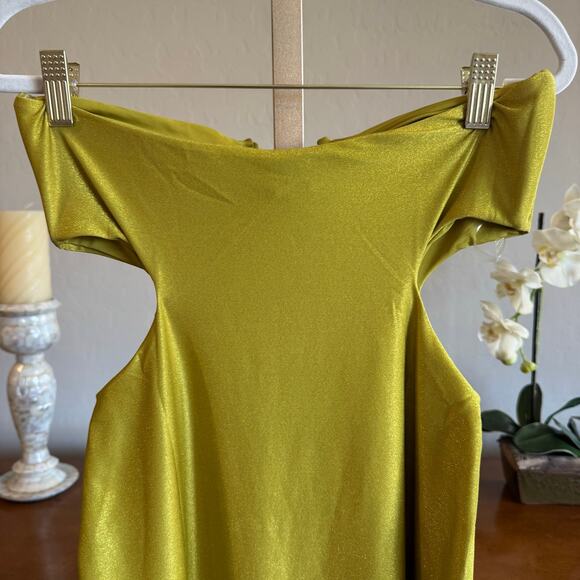 Baobab Petra Maxi Dress Lemon Zest M NWT $300 - Picture 6 of 12